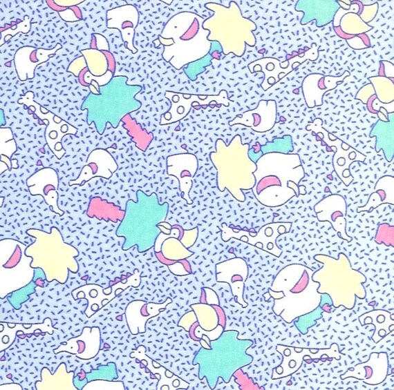 Baby Knit Fabric by the Yardbaby Knit Fabric for Sale Zoo Etsy