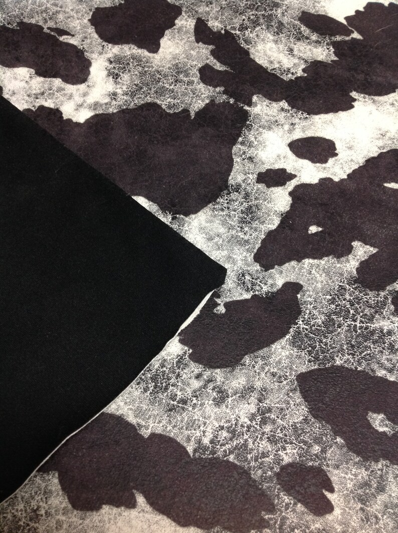 Cowhide Fabric By the YardHome Decorator FabricFaux cowhide Etsy