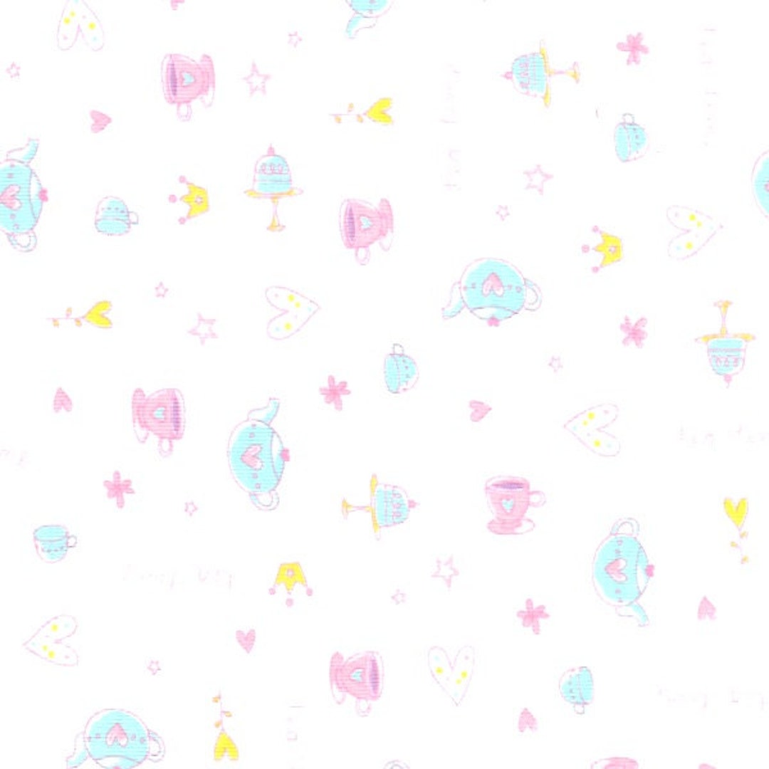 Cotton Knit Fabric Baby Rib Knit Print Fabric Stretch Etsy