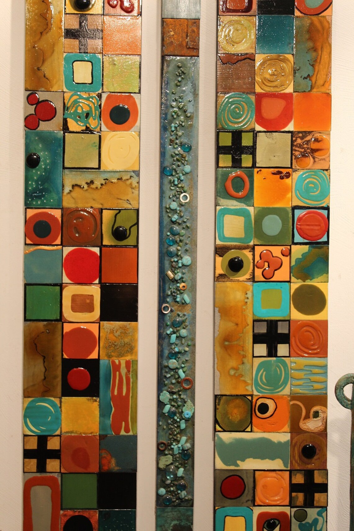 BIG SALE Story Stick Totems Retro Mid Century Modern Boho Recycled 2 ...