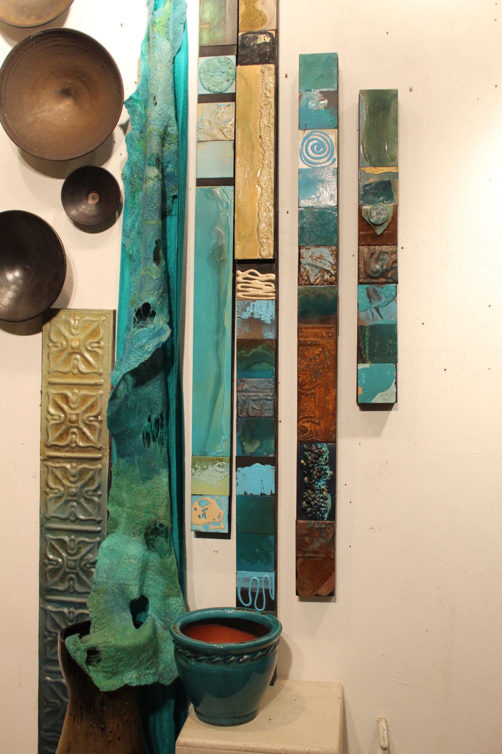 Carico Lake Soul Totems bis zu 72 ins handbemalt glasiert Holz | Etsy