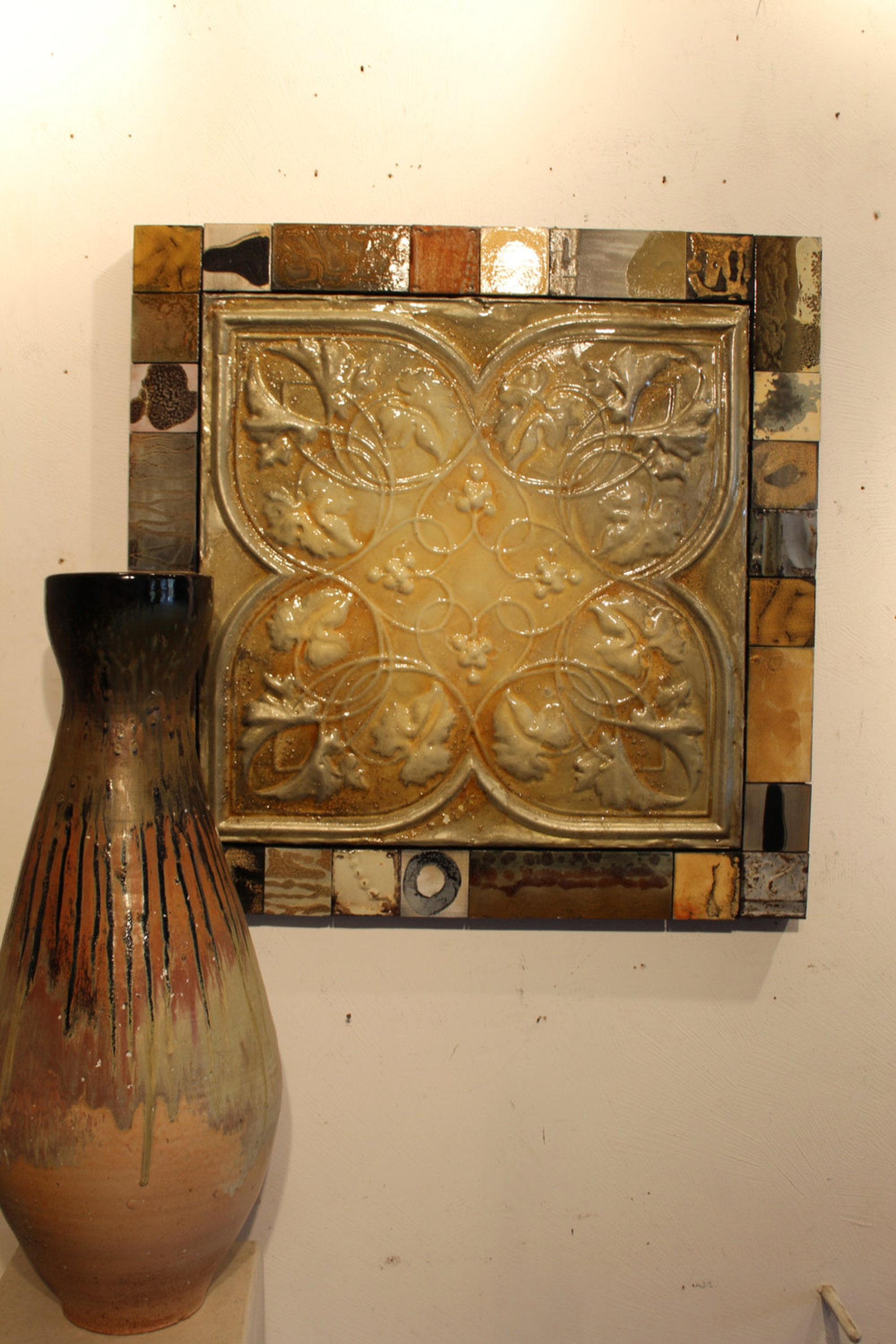 Metal Wood Garden Art Rustic Earthy Vintage Country Etsy