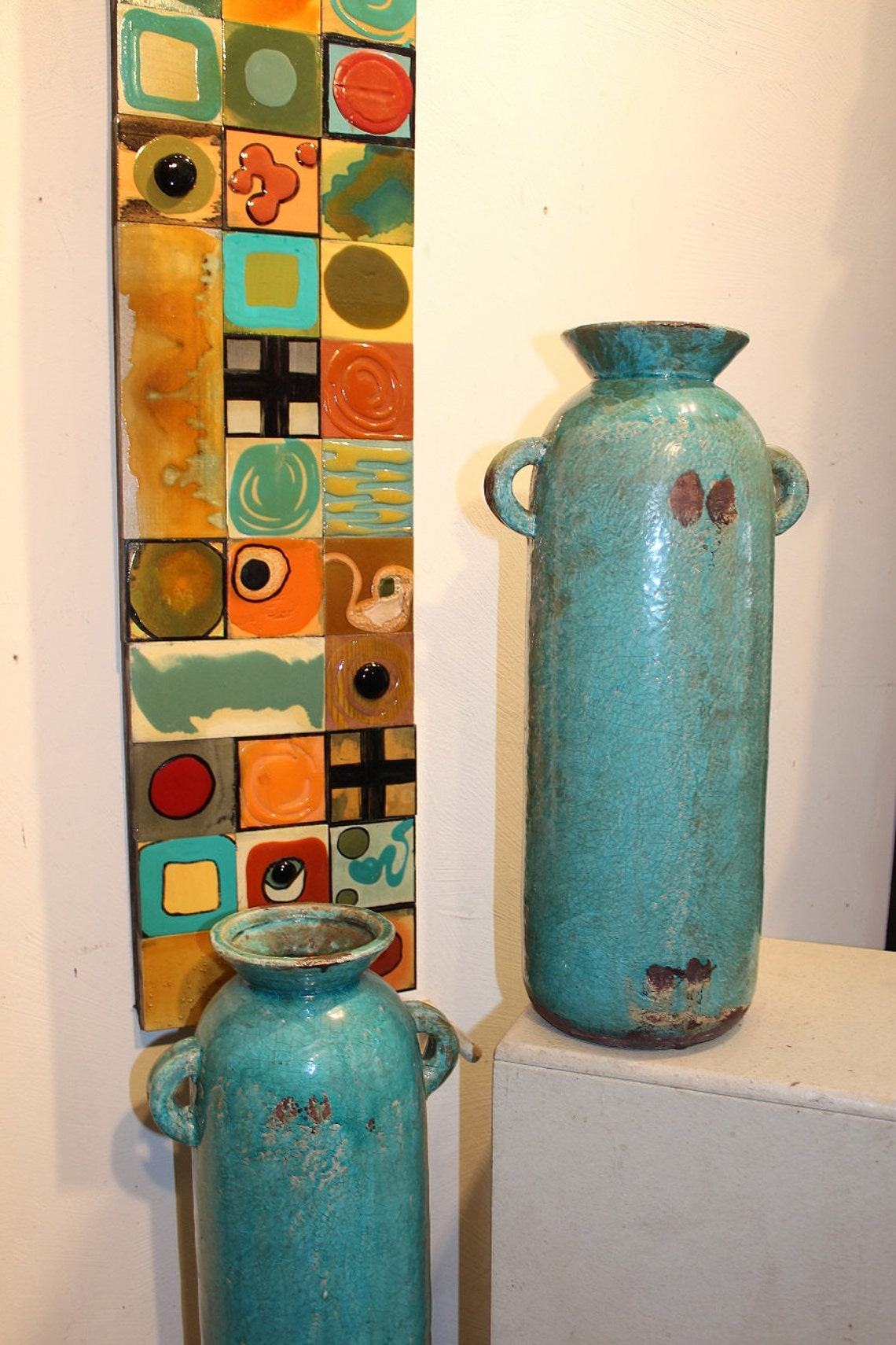 BIG SALE Story Stick Totems Retro Mid Century Modern Boho Recycled 2 ...
