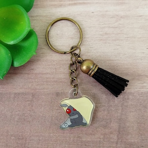 Mothman Acrylic Keychain | Nerdy Gift | Kawaii Gift | Cryptid | West Virginia Legends | Monsters | Magical Home | Kawaii Aesthetic