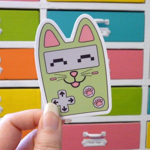 Gamer Cat Sticker