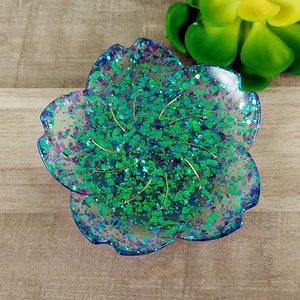 Resin Cherry Blossom Trinket Tray | Ring Dish | Flower Gift | Friendship Gift | Mothers Day Gift | Wedding Gift | Bridesmaid | Japan Style