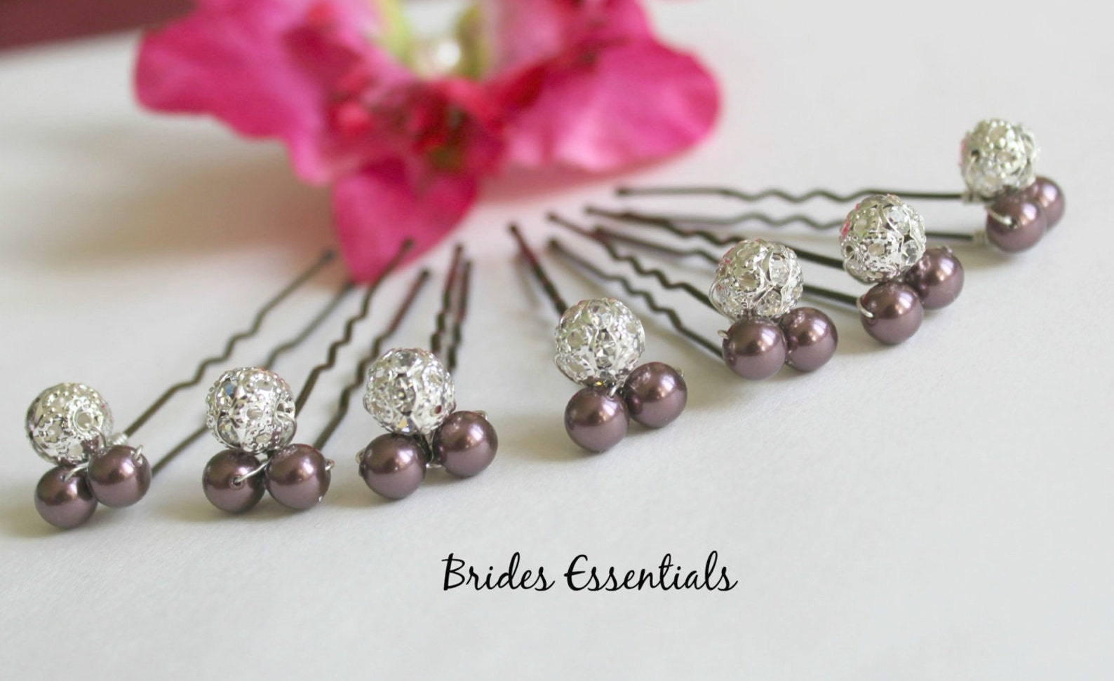 2. Royal Blue Bridal Hair Pins - wide 3