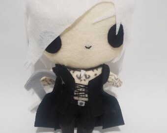 Devil May Cry 5 V White Hair W Griffon Shadow Chibi Etsy