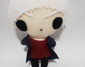 Devil May Cry Nero (DMC5) Inspired Plush Chibi Kawaii Cute Fanart