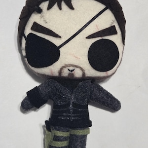 Metal Gear Solid Venom Snake Inspired Plush Chibi Kawaii Cute Fanart