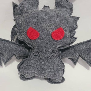 Skyrim Alduin Inspired Plush Chibi Kawaii Cute Fanart