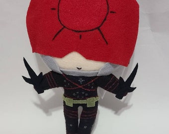 Metal Gear Rising Moonsoon Inspired Plush Chibi Kawaii Cute Fanart