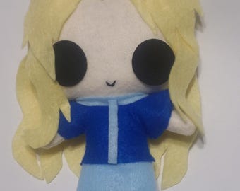 Sonic Maria Inspired Plush Chibi Kawaii Cute Fanart