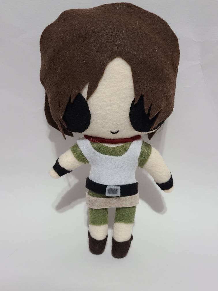 Resident Evil 0 Rebecca Inspired Plush Chibi Kawaii Cute Fanart