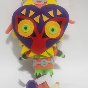The Legend Of Zelda Skull Kid Inspired Plush Chibi Kawaii Cute Fanart