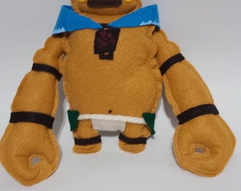 Legend Of Zelda Yunobo Inspired Plush Chibi Kawaii Cute Fanart
