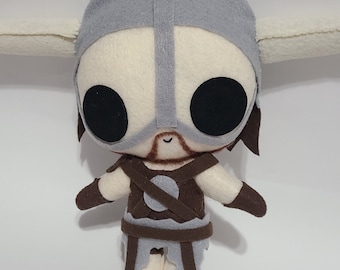 Skyrim Dovahkiin Inspired Plush Chibi Kawaii Cute