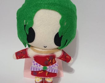 Peluche Chibi Kawaii inspirado en Terra de Final Fantasy 6, lindo fanart