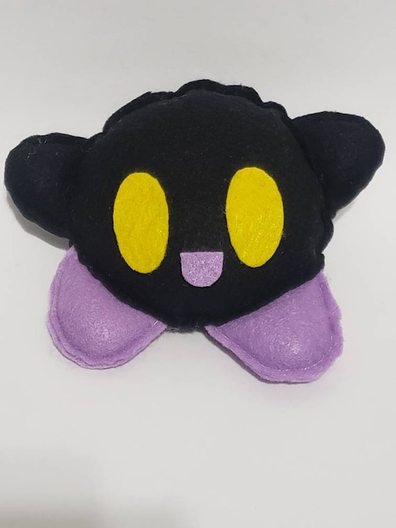 Black And Purple Kirby Inspired Plush 
