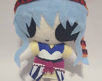 Lunar The Silver Star Luna Inspired Plush Chibi Kawaii Cute