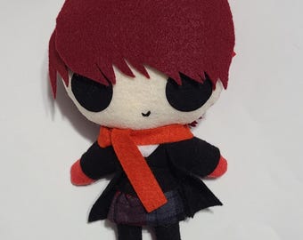 Persona 5 Kasumi Sumire (Winter) Inspired Plush Chibi Kawaii Cute Fanart