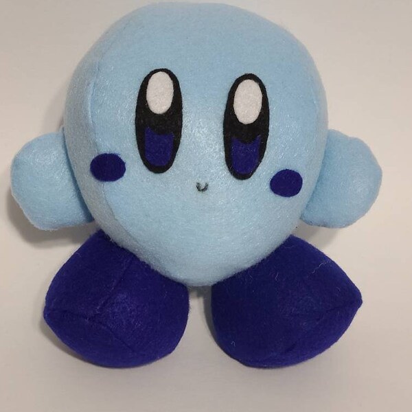 Blue Kirby Plush Etsy