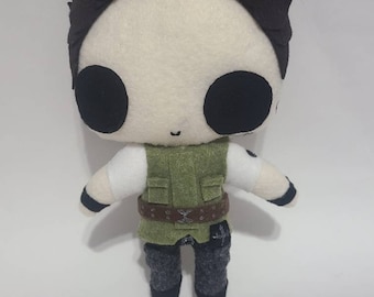 Resident Evil Chris Inspired Plush Chibi Kawaii Cute Fanart