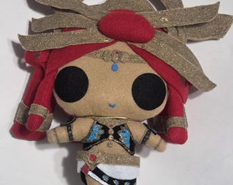 Legend Of Zelda Riju Inspired Plush Chibi Kawaii Cute Fanart