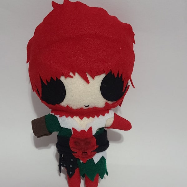 Castlevania Simon Belmont Inspired Plush Chibi Kawaii Cute Fanart