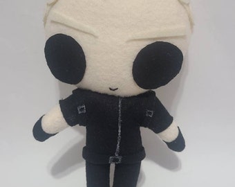 Resident Evil Wesker Inspired Plush Chibi Kawaii Cute Fanart