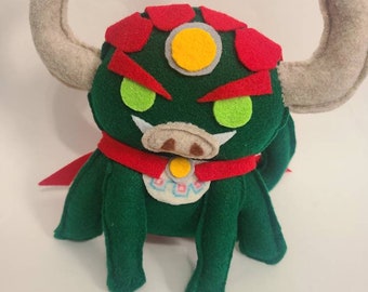 The Legend Of Zelda Ganon Inspired Plush Chibi Kawaii Cute Fanart
