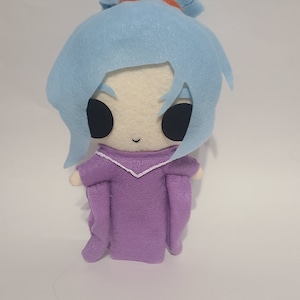 Chrono Trigger Schala Inspired Plush Chibi Kawaii Cute Fanart