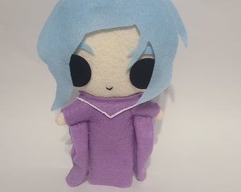 Chrono Trigger Schala Inspired Plush Chibi Kawaii Cute Fanart