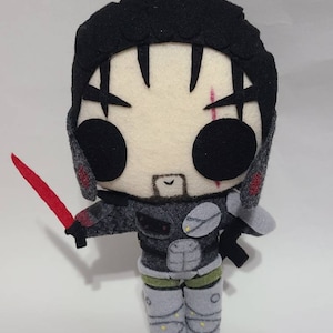 Metal Gear Rising Jetstream Sam Inspired Plush Chibi Kawaii Cute