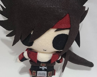 Guilty Gear Sol Badguy Inspired Plush Chibi Kawaii Cute Fanart