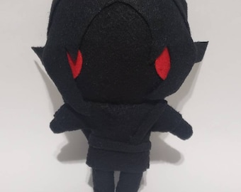 Legend Of Zelda Dark Link Inspired Plush Chibi Kawaii Cute Fanart