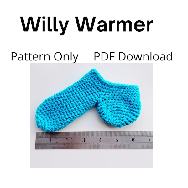 CROCHET PATTERN - Willy Warmer Pattern Only, Novelty Gifts, Popular right now, Digital Download, mature content