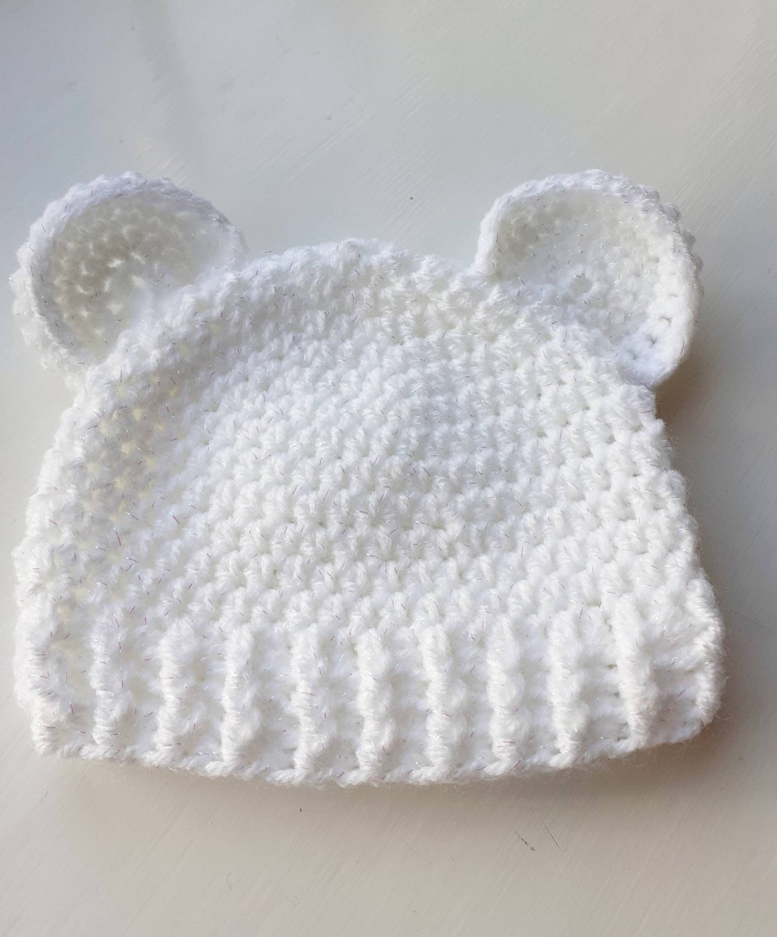 Teddy Bear Baby Hat Crochet Preemie Hat Newborn Hat Bear Etsy UK