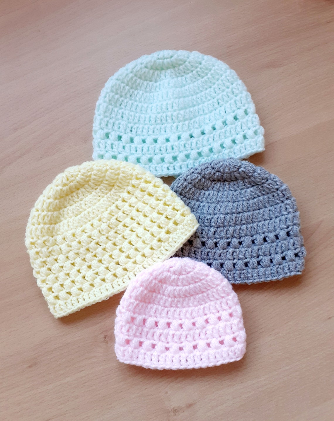 CROCHET PATTERN Baby Hat Pattern Preemie Hat Newborn Hat Etsy