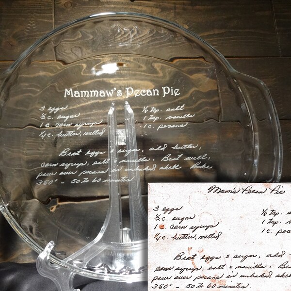 Custom Glass Plate Etsy