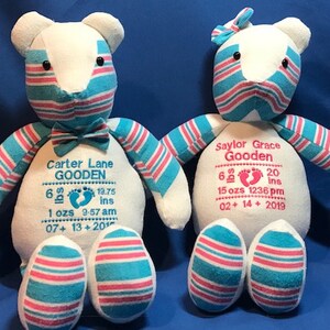 Birth Announcement Bear
