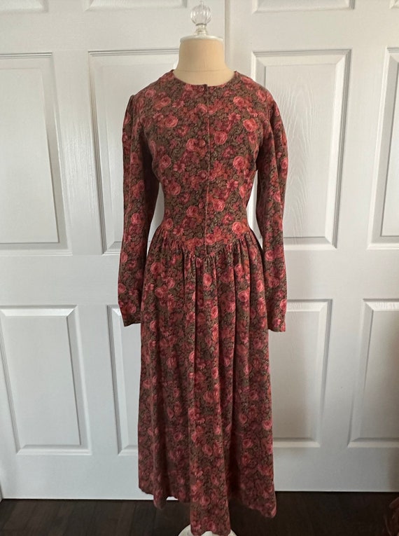 Vintage 90's Laura Ashely Pink Floral Dress