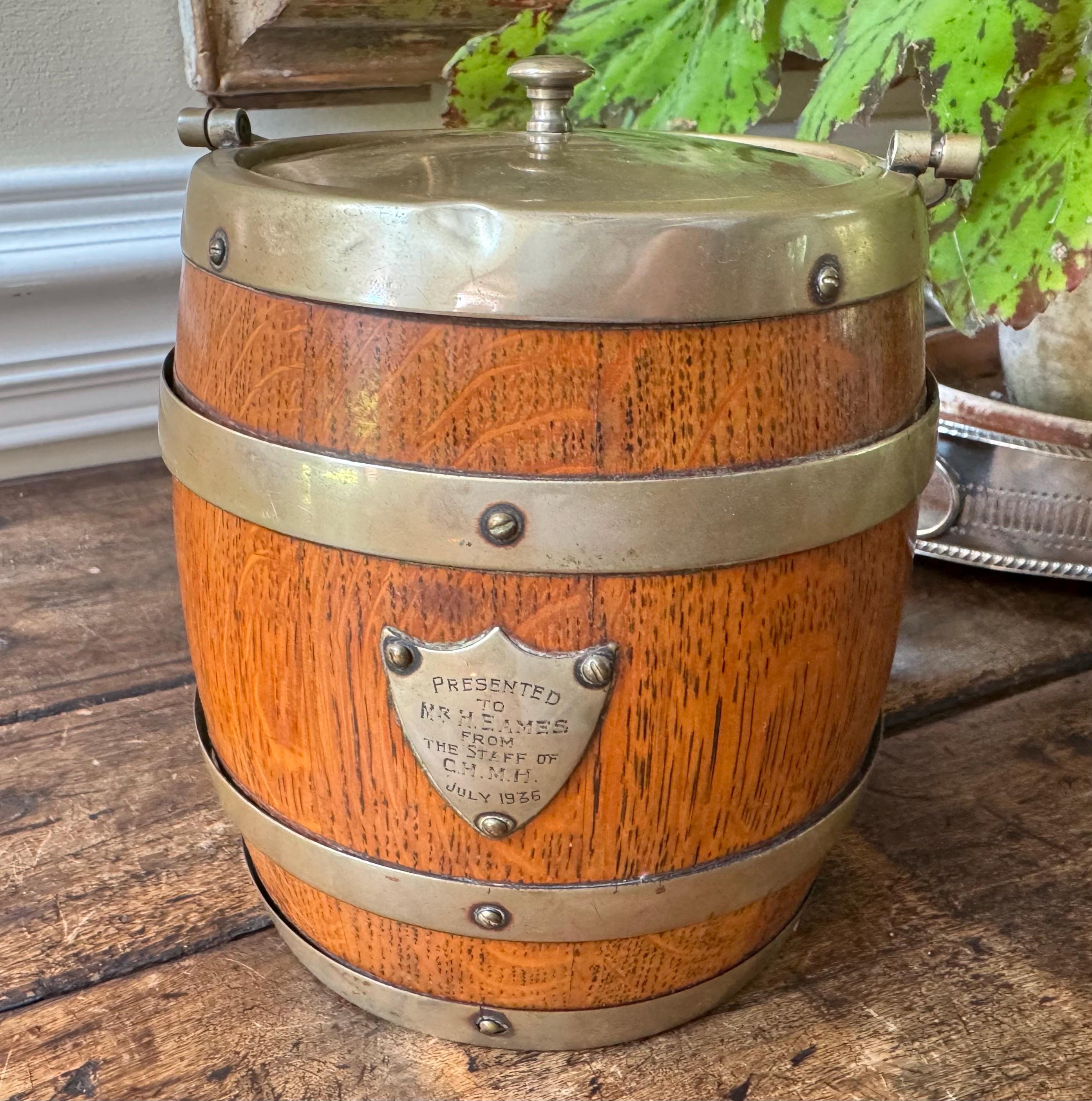 Antique English Biscuit Barrels - Etsy
