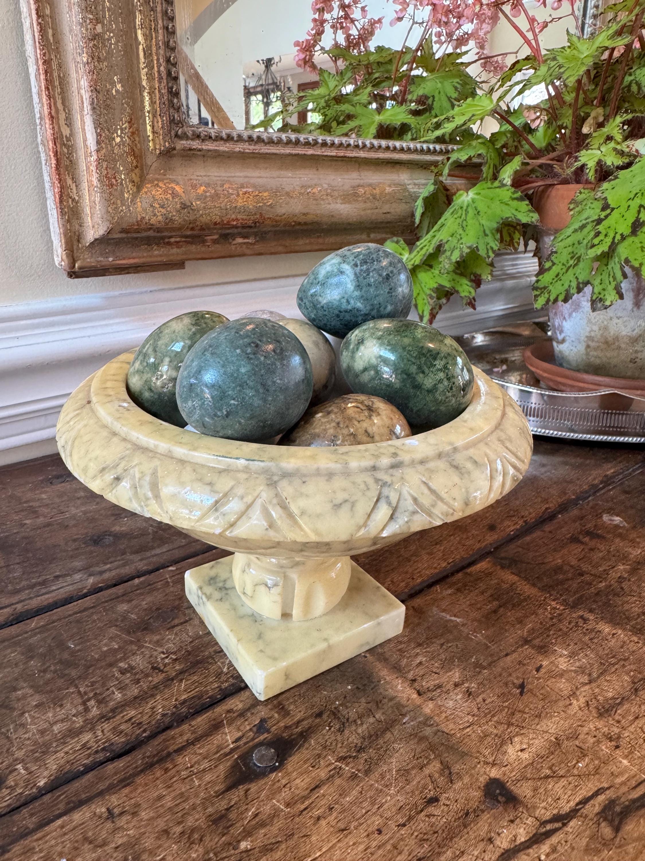 Alabaster Birds for Bird Bath - Etsy
