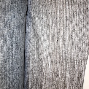 Chenille upholstery fabric color silver black 54 wide (by the yard) for any kind of upholstery free shipping in USA
