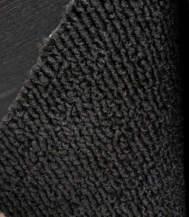 Automotive loop Carpet dorsett 301 Black By the yard 40 inches Etsy