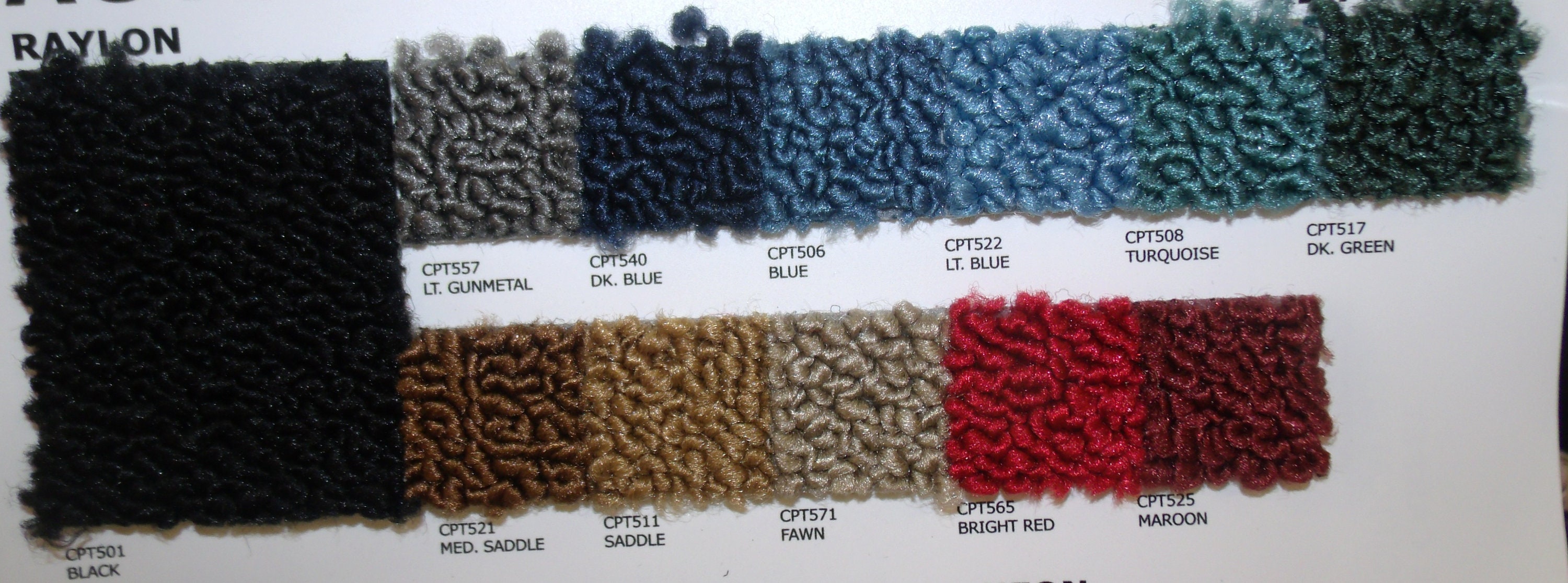Automotive Loop Carpet Raylon by the Yard 80 Inches Wide Etsy
