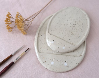 Beetle ceramic palette, stoneware, handmade