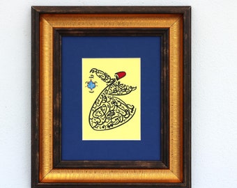 Original Handmade Art Islamic Calligraphy Handmade Islamic Wall Art Islamic Gift Arabic HandPainting “Come, come whoever you are” A5 090032