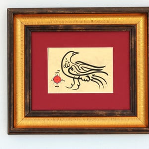 Islamic Calligraphy Handmade Islamic Gift Islamic Art Arabic Calligraphy Basmala Islamic Wall Art “Bismillah HirRahman NirRaheem&quot; A5 090009